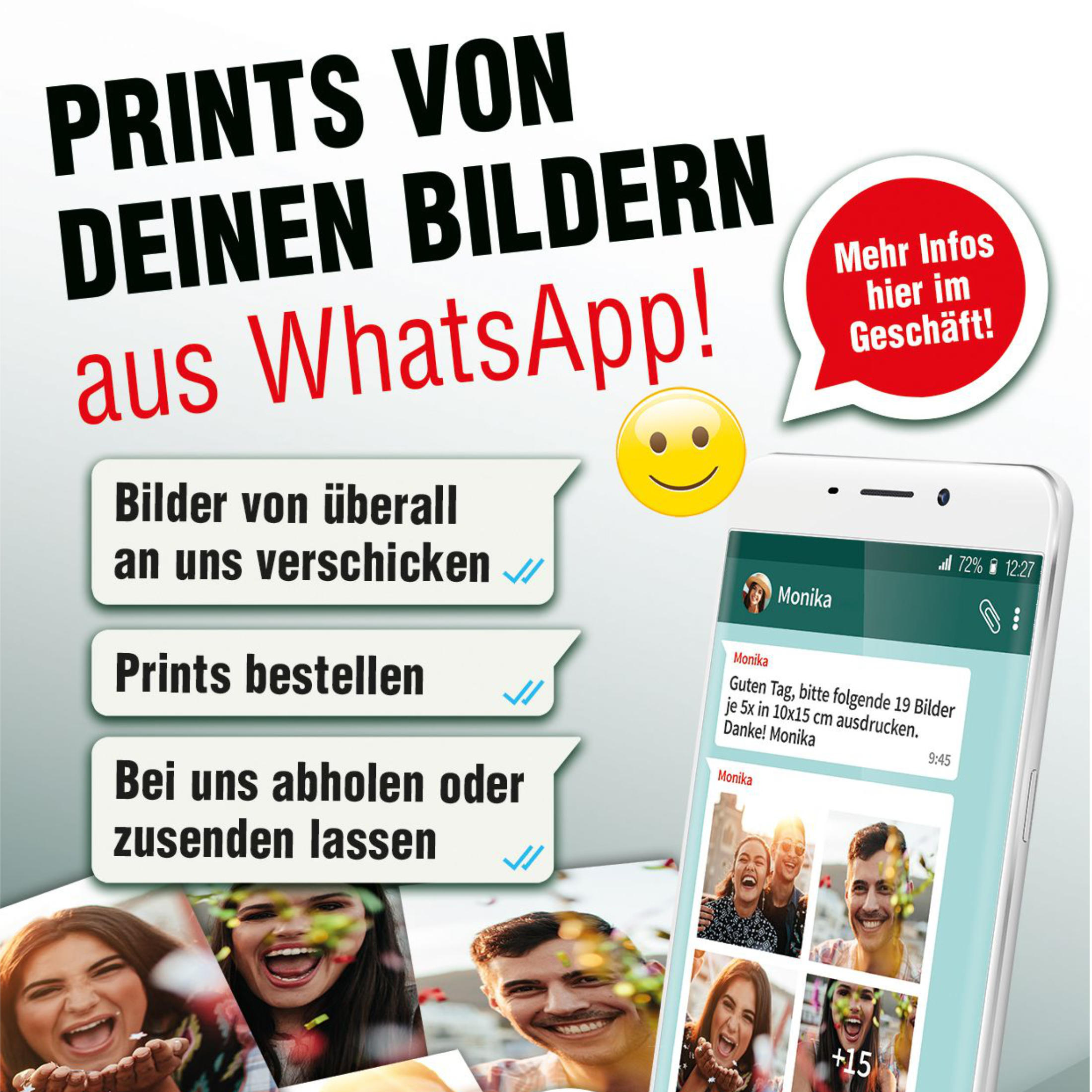 Bilder per WhatsApp bestellen