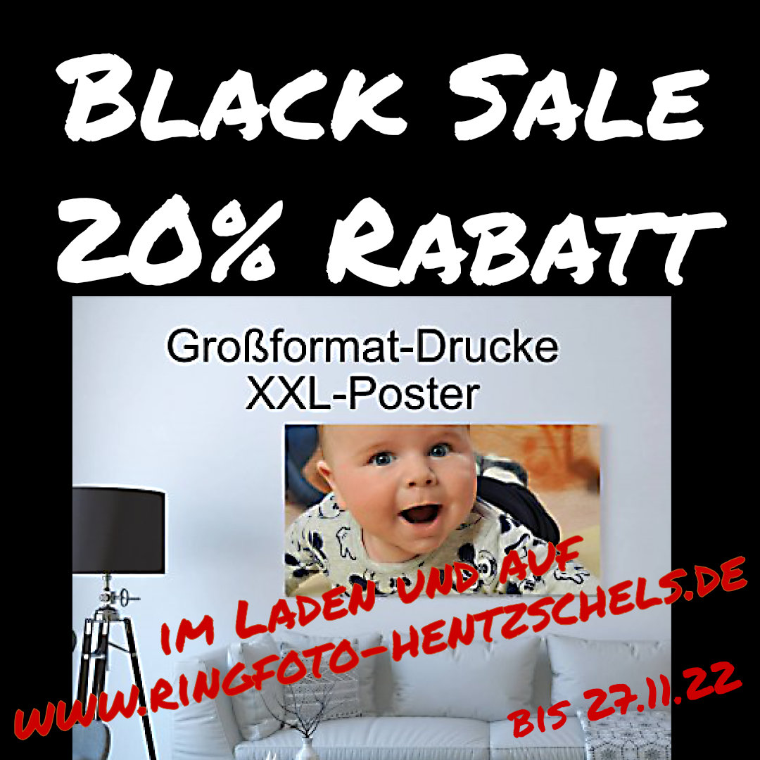 BLACK SALE: 20% Rabatt auf XXL Poster Fotodruck