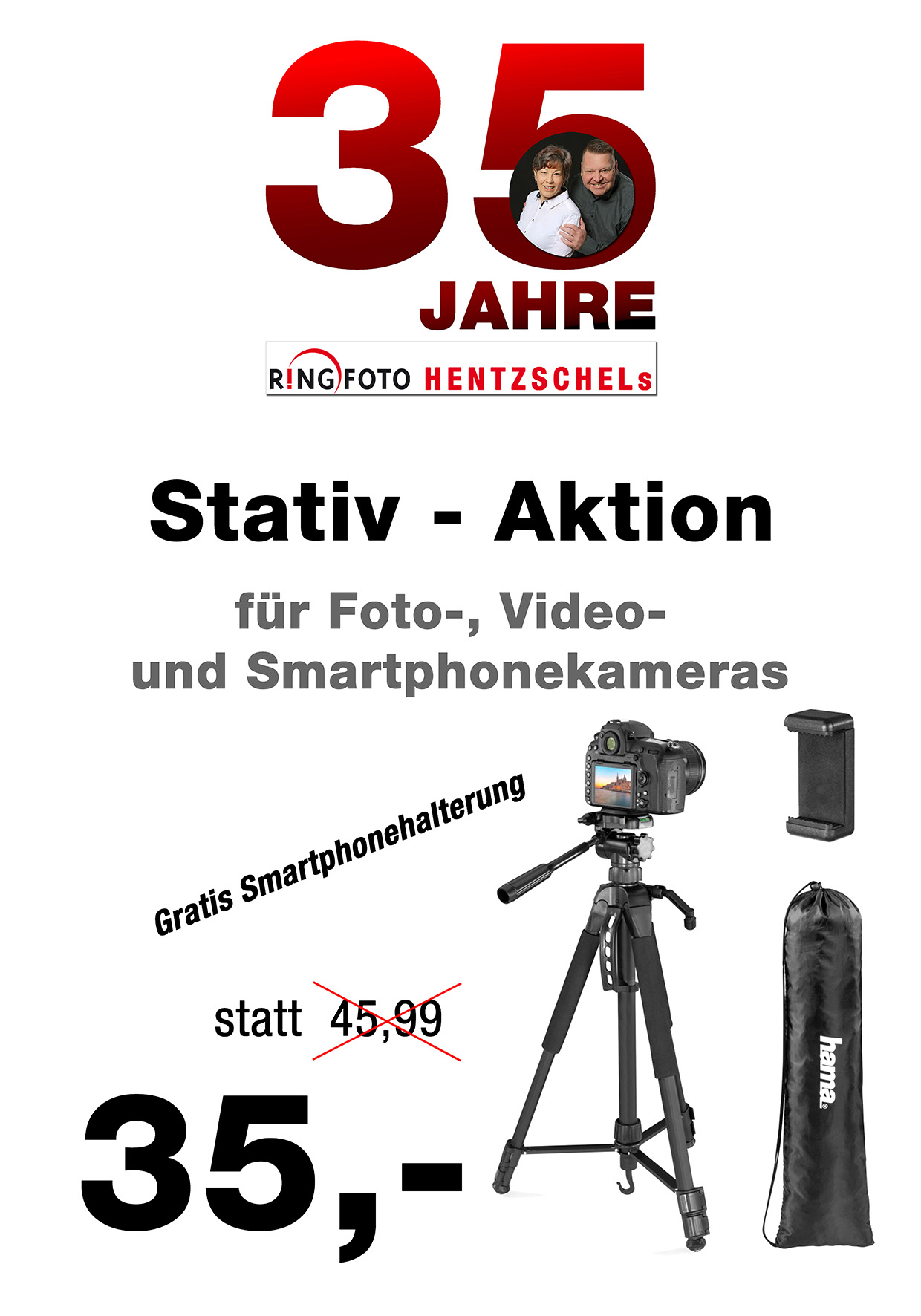 Hama Stativ ActionSmart - Jubiläums-Preis