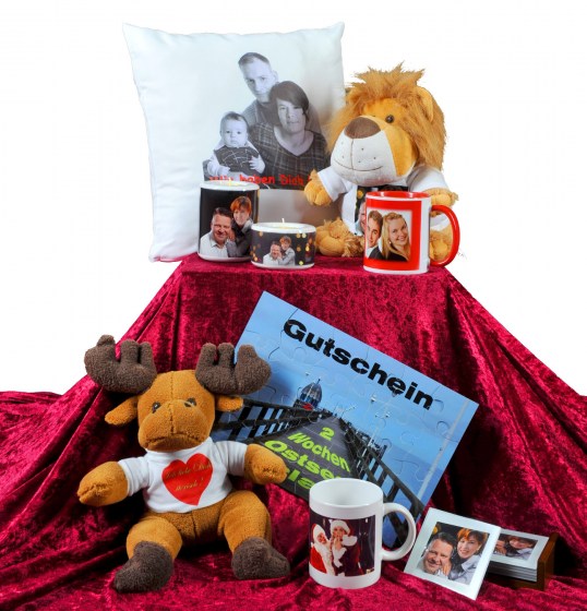 Onlineshop-Kategorie Fotogeschenke und Fotodrucke