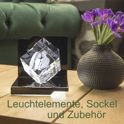 Leuchtelemente, LED-Leuchtsockel, Glasfotozubehör