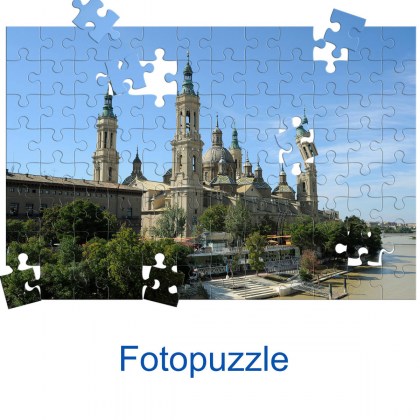 Foto-Puzzle mit wenigen, großenTeile oder vielen kleinen Teilen