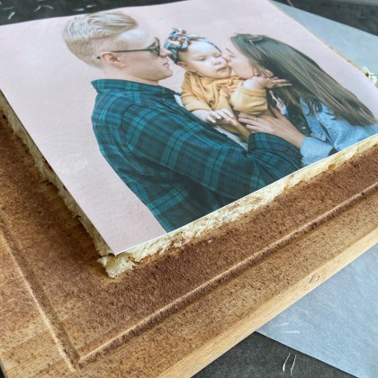 Tortenfoto essbar rechteckig 20x28 cm