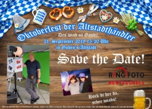Save The Date! - Das Oktoberfest der Altstadthändler am 21. September 2019 von 15-20 Uhr