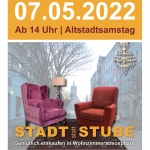 Langer Altstadtsamstag zum Europatag am 7. Mai 2022 - Stadt statt Stube