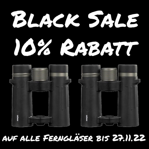 Black Sale: 10% Rabatt auf alle Ferngläser