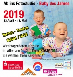 Baby des Jahres 2019 - Alle Infos zur 15. Wahl zum Baby des Jahres auf unserer Studiowebseite rh-foto.de