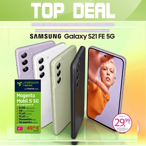 TOP-Deal: Samsung Galaxy S21 FE 5G für nur 29,99 € mit Magenta Mobile S-Tarif