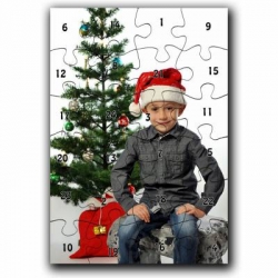 Neu im Onlineshop und im Ladengeschäft: Advents-Foto-Puzzle ca. A4 (ca. 20x30 cm) mit 24 nummerierten Teilen
